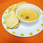 #ごといもポタージュ #ごと #五島 #monipla #nagasakigoto_fan. 今回はなんと！. 五島で育ったさつまいもの&ldquo;ごといもポタージュ&ldquo;を使ったパンを朝食にして食&hellip;のInstagram画像