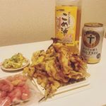 築野食品工業の米油をいただきました、ありがとうございます！🌞今日天麩羅を作った、揚げ物をすると、油もくたびれにくいしカラッと揚がるので好きです。🥂🍤🍤🍤🍤🍤🍤🍤🍤🍤🥂胃がもたれる感じもなく&hellip;のInstagram画像