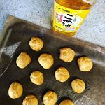 日本茶話題の焙じ茶スイーツ❤️ ..私も食べたい🥰🎶...米油を使ってシュークリーム作り💕..米油はお菓子にもお料理にもとっても使いやすい万能なお気に入りさんで&hellip;のInstagram画像