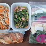 @risu_official_jp 『リス』様のLIBERALISTA フードコンテナをモニターさせていただき、常備菜を作りました❣️*🍴フードコンテナ　ロックタイプ液漏れしない４ヶ所ロッ&hellip;のInstagram画像