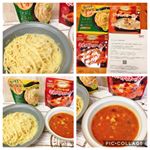 2019年12月5日今日のお昼ごはんカルボナーラ　ミネストローネです。モニプラファンブログ様からSSKセールス様の90周年キャンペーンモニターで3種類頂きました。今&hellip;のInstagram画像
