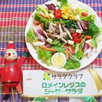 ～今日のサラダ～◆#ロメインレタスのシーザーサラダ【サラダクラブ】@saladclub_jp「ロメインレタスのシーザーサラダ」ロメインレタス、トレビス、パプリカ赤、パプリカ黄入り。&hellip;のInstagram画像