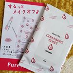 大人気商品！#ピュアヴィヴィ　#クレンジングシート 🌟感想🌟大きめシートで擦らなくてもキレイに落ちる❗べたつきもな～し✌️ 【クレンジングシートでやさしく拭き取るだけ！】#アイメイク や#ファンデ&hellip;のInstagram画像