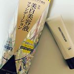 pdc 美白美容液ファンデーションをお試しさせていただきました✨洗顔後これ1本でスキンケアからメイクまで完了しちゃうBBリキッド✨肌に乗せて伸ばしていくと少量でも伸びが良く、カバー力も結構&hellip;のInstagram画像