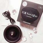 *#greenhouse #グリーンハウス のとっても #スタイリッシュ 💚な #加湿器 😆コロンと丸くて可愛い #コンパクト加湿器 ❤置き場を選ばず移動も簡単🌟* #USB加湿器 なのでPC&hellip;のInstagram画像