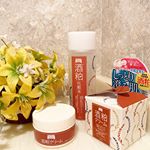 .. ﻿﻿酒粕化粧品と酒粕クリーム✨﻿﻿凄い！日本酒の匂いがする！🍶😳﻿そしてめちゃくちゃ保湿されるししっとり.&middot;˖*&middot;⑅♡﻿﻿#pdc #ワフードメイド #wafoo&hellip;のInstagram画像