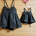 ストライプ親子お揃いキャミソールが本年ラスト制作でしたー！！今月から外で働くことになって忙しくてオーダーをしっかりこなせなくなり💦💦やらかしたりして申し訳ないです💦💦だいぶ仕事にも慣れてきたし&hellip;のInstagram画像