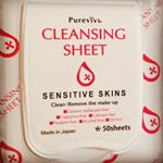 .*･ﾟ　.ﾟ･*..*･ﾟ　.ﾟ･*.クレンジングシートって結構肌擦れたりしてあんまりよくないって聞くけどこのPureviviのクレンジングシートは肌に優しい低刺激処方で12種類&hellip;のInstagram画像