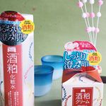 ワフーメイドの酒粕化粧水&酒粕クリームどちらもホンの少しだけ酒粕の香りがします。 ■化粧水の特長自宅で作った酒粕化粧水をお手本にした２層タイプの化粧水。(写真２枚目)よーく振ってか&hellip;のInstagram画像