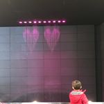 水アートといえばいいのでしょうか。流れ落ちる水にライトで描いたハート&hearts;️。癒されました。これからも素敵な体験がいっぱいできるよう、健康でいられますように。#愛の木に願いを #メリーチョコレート #&hellip;のInstagram画像