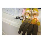 ▲▼・・我が家に可愛い小人さんがやってきましたぁぁ ~❁・・お洒落に撮れる場所もなく申し訳ないけど、、・・#インテリア雑貨 #玄関インテリア #インテリア好&hellip;のInstagram画像