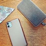 オシャレなモバイルバッテリー#ファブリックモバイルバッテリー#スマホを4回充電可能#大容量#2台同時充電可能#iPhone11と同じ大きさ#防災グッズ#オウルテック #owltech #monipla&hellip;のInstagram画像