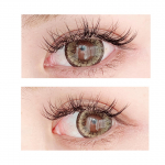 .以前も紹介したこちらのカラコン♡私のお気に入りの１つでもあります🥰.DIA14.5ミリとしっかり盛れるサイズ感で黒縁の割合が高く瞳の印象がアップします‼︎.透き通った&hellip;のInstagram画像