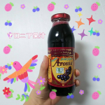 有機アロニア100％果汁飲んでみました🍹アロニアとは北米原産のベリー系の果実で、ブルーベリーなどに比べ、ポリフェノールが約５倍以上、活性化酸素吸収能力を示すORAC値が約３倍以上など、&hellip;のInstagram画像