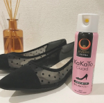 ..靴ずれ防止スプレー『かかとガード』をお試しさせていただきました👠.肌に直接スプレーすると特殊な皮膜を形成し、靴擦れの主な原因である靴との摩擦からお肌を守ってくれます✨&hellip;のInstagram画像