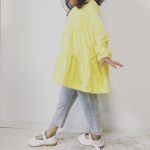 春はレモンイエローのワンピースでお出かけしたい🍋柔らかくて動きやすいのに、女の子のツボをついたデザインだからお出かけにも公園にも使える👗#PR #株式会社ニッセン #nissen #キッズファ&hellip;のInstagram画像