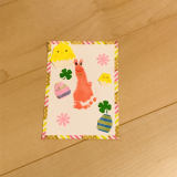 シャチハタのインキパッドで足形ペッタン