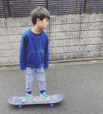 これからどう過ごす#学校休校#長い春休みになりそう#動きやすい服#サルエルパンツ#オススメ#スケボー#練習中#教えて#nissen #キッズファッション #ニッセンキッズ #キッズ服 #通園通&hellip;のInstagram画像