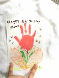 母（私）のバースデーカードに。