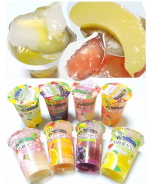 #3層仕立てのジュレパルフェ を家族でいただいています🎵食べ進めていくと、とろける・もちもち・ぷるぷる食感の3層ゼリーで味や食感が目まぐるしく変わります🤗💕 デパ地下のスイーツみたい🤭こどもの&hellip;のInstagram画像