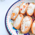 ﻿﻿﻿﻿﻿最近ハマってるいなり寿司🍣✨﻿﻿素敵なお水が届いたので﻿ついにお家で作っちゃいました〜！！🦊✨﻿﻿﻿﻿「岩深水」という「天然水」です🌸﻿&hellip;のInstagram画像