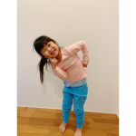 @nissen_kids_official 様のキッズカットソーストレッチ裾リブパンツを頂きました💓以前頂いたのはスカート付きでしたが、今回は裾リブで動きやすいパンツです😉色は届くまで&hellip;のInstagram画像
