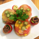 .・＊・岩深水様よりいただいたお水で・野菜のテリーヌをつくってみました・・野菜がおいしく食べれて彩りもよく食卓がにぎやかになるので・パーティーの&hellip;のInstagram画像