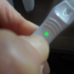 イオン歯ブラシionic（アイオニック）です。緑色のボタンを押すと、緑色に光るのです。イオンが発生していいるのがわかります。歯に挟まっている歯垢が取れます。#アイオニッ&hellip;のInstagram画像