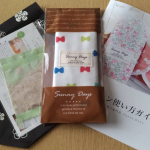 ERA検査のあと、出血が続いていたので、布ナプキンを使ってみました✨.写真は未使用時のものです(笑).サニーデイズさんの布ナプキン。柄が可愛いし、手触りもいい❤️..前&hellip;のInstagram画像