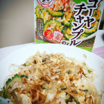 マルトモ株式会社のレンジで簡単調理！「お野菜まる&reg;」ゴーヤチャンプルーの素を使わせていただいた夕食🥗🍚😋マルトモ製品の中でも初体験の「お野菜まる&reg;」は、北海道産昆布と枕崎製造かつお節を原料に使用し&hellip;のInstagram画像