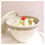 @liberalista.jp  様リベラリスタㅤㅤㅤㅤㅤ我が家のキッチンは白で統一してるのでこのカラーは嬉しい💓ㅤㅤㅤㅤㅤこちらのボウルは食材を洗う水を切る電&hellip;のInstagram画像