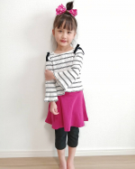 株式会社ニッセンさんの　6分丈スカッツを一足早くモニターさせていただきました(*^^*)**スカートとパンツがセットになっているので女の子らしくて可愛いけれど動きやすく冷えないので&hellip;のInstagram画像