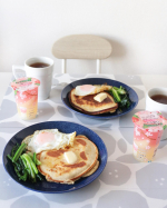 𝕡𝕒𝕟𝕔𝕒𝕜𝕖**パンケーキ食べたい♪パンケーキ食べたい♪*おそとにいくより〜おうちでごはん〜♡笑**週末の朝ごはんは、パンケーキにしたよん🥞.｡.❁夢&hellip;のInstagram画像