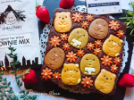 すみっコぐらしでクッキーブラウニー🌼昨日のおやつはFat Witch Bakery Japan様からいただいたファットウィッチブラウニーミックスを使ってクッキーブラウニーを作りました🎶すみ&hellip;のInstagram画像
