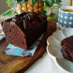 ホケミで簡単レシピ♪😋❤️濃いチョコパウンドケーキ🍫✨.@kyoritsu_kitchen共立食品様よりモニタープレゼントしていただいた、製菓材料を使用して✨親子でクッキング🎶&hellip;のInstagram画像