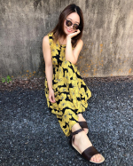 おはようございます夏女です☀️気が早いかもしれないけど最近天気が良いので夏服を着始めてます😌🏝靴はオリジナルブランド、JoyWalkerPlusの物を履いてるよ👡このサンダルはストラップが&hellip;のInstagram画像