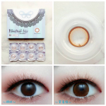 .#フラワーアイズワンデークロッシェ#Flowereyes1dayCrochet#プリムラブラウン8枚入 お値段 950円+税を、お試しさせていただきました！.【レンズスペ&hellip;のInstagram画像