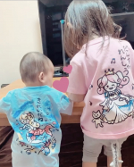 ニッセンの子供服💗💗 姉妹分届けてくれはった😳💛上の子はすぐ着るって聞かへんかった😂コロナでなかなか外行けないのでとりあえずお家でｯ!!夏はいっぱいこれ来てお出かけ行こうね&deg; ✧ (*&acute; &hellip;のInstagram画像
