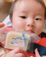 アンティアン様の手作り石鹸🧼.合成界面活性剤や防腐剤、発泡剤、人工香料などの化学物質無添加赤ちゃん用のアンティアンクィーンオブソープベイビー👶.最近、湿疹や乾燥でかさつきだして&hellip;のInstagram画像