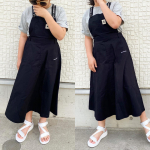 ⋆︎⋆︎娘コーデ。⋆︎コンバース様からジャンパースカートとTシャツを頂きました♡︎⋆︎サイズが160だったので私も着れそう...❤️⋆︎⋆︎ #コンバース &hellip;のInstagram画像