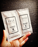 @modeks_press 様からの販売されている、雑誌 ELLE ブランドシリーズのエルサロンを頂きましたーありがとうございます✨・💡商品名：エルサロン【２日分】シャンプー＆トリートメン&hellip;のInstagram画像