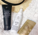 🧴🧴・日焼け対策アイテムたち🌻‪︎❤︎‪︎・おすすめは真ん中のAKIKO UV ミストプラチナム☺︎・夏だけじゃなくて、5月の紫外線も怖いからさいきんはずっとこれを使ってるよ😌&hellip;のInstagram画像