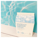 ㅤㅤㅤㅤㅤWHITE +UV CUSHION CREAMCOOLタイプ　化粧下地ㅤㅤㅤㅤㅤ夏っぽい涼しげなパケのこちらは韓国コスメ　G9のウユクッションクリームです💡ㅤㅤㅤ&hellip;のInstagram画像