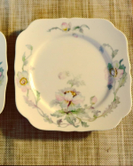 今日の皿#深川製磁先日母の従妹のみきちゃんから譲り受けたお皿。戦時中私の祖父とみきちゃんのママの一家が、疎開する前に田園調布の庭先に埋めて戦火を免れたという貴重なもの。&hellip;のInstagram画像