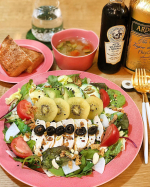 *。水曜・木曜と今週は２連休となり連日大好きなお肉をたらふく食べて🍖🍔😋ちょっと罪悪感が残る💦週の真ん中でした😅.作り置きも底を付いたのでいろんな野菜や果物をひと皿で味わう&hellip;のInstagram画像