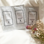 ..ELLE salonシャンプー＆トリートメントのモニターをさせて頂きました✧*..髪にシルクという贅沢☆*&deg;.お洒落なパッケージに気分が上がります♡♡..サ&hellip;のInstagram画像