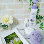 .ラベンダーの甘い香りでリラックスしながら保湿もバッチリ🎶.>>>>>>>>>>>>>>>>>>>>>>>>>>>>>>>>>>>>>>>>.レイヴィー　ボディミルキーローション &hellip;のInstagram画像