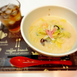 .﻿この前のお昼ご飯になべやき屋キンレイさんの﻿お水がいらないシリーズのちゃんぽんを頂きました💓﻿﻿﻿3月から子供が通っている幼稚園が﻿緊急事態宣言で休園になり﻿毎日バタバ&hellip;のInstagram画像