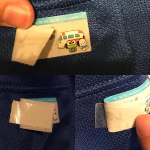 体操服のズボンにアイロン接着の記名シート付けてたんだけど、、、まさかの取れた😱😱😱付け替えるのも痕が残ったらやだなぁ😭と思ってそのままにしてたんだけど✨神✨アイテムを見つけて使ってみた😂笑笑こ&hellip;のInstagram画像