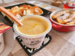 休日の朝はスープを選んでもらうところから楽しんでもらいました😋✨&hellip;コーン🌽好きな旦那は選ぶだろうなぁと思ってましたが、やはり、コーンポタージュを選択😋&hellip;パンも食べやすいようにカ&hellip;のInstagram画像